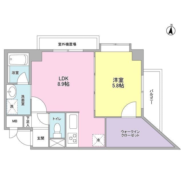 ボヌール都立大学弐番館 209