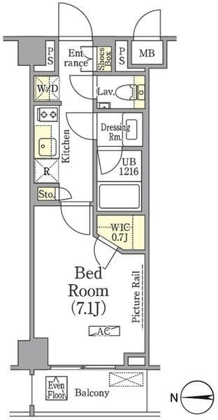 ザ・パークワンズ高輪 106