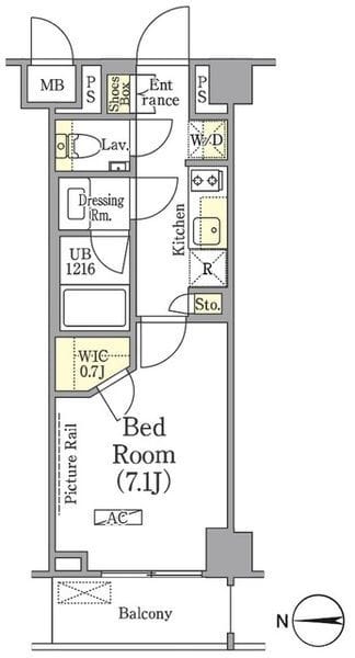 ザ・パークワンズ高輪 207