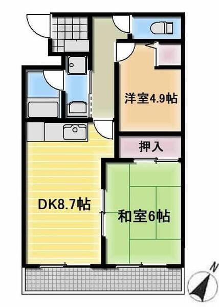 スタードミール 203 間取り図