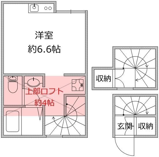 ランドプレックス三軒茶屋 3-A 間取り図