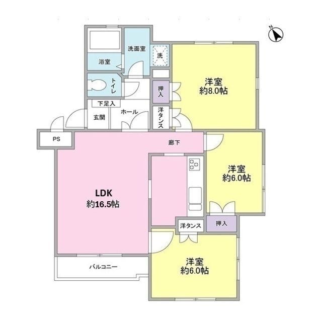 サンライズ松本No.3 0331 間取り図