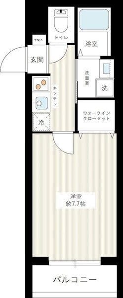 ハーモニーレジデンス東京サウスゲート 406 間取り図