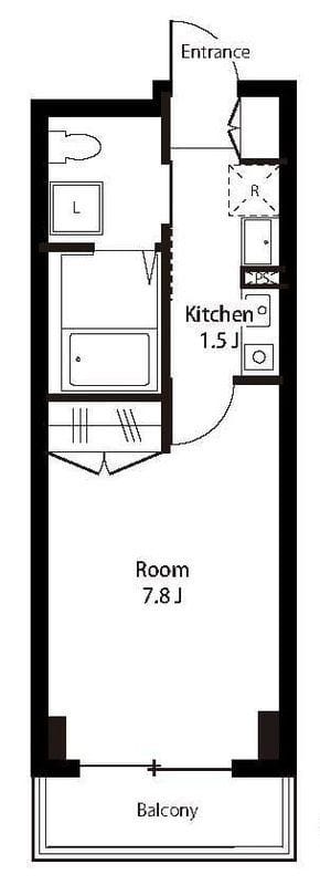 アンビックスつつじヶ丘 A棟 1311 間取り図