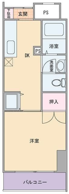きのえビル 307 間取り図