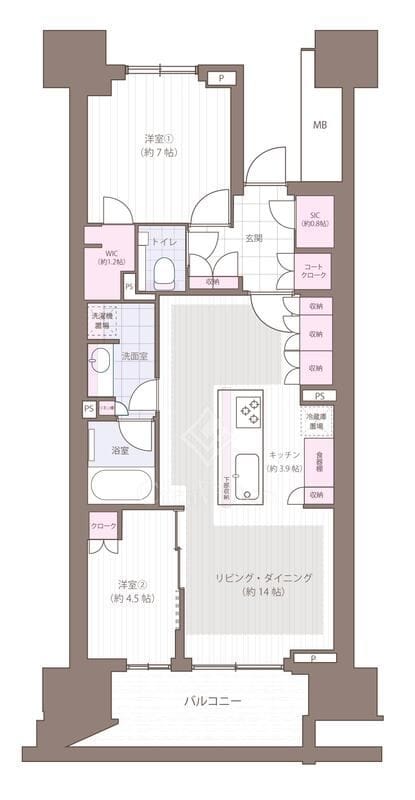 HARUMI FLAG PARK VILLAGE E棟 3階の写真