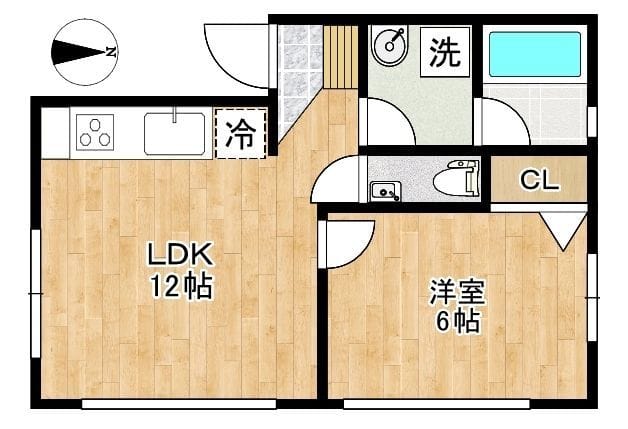 レルム南麻布 301 間取り図