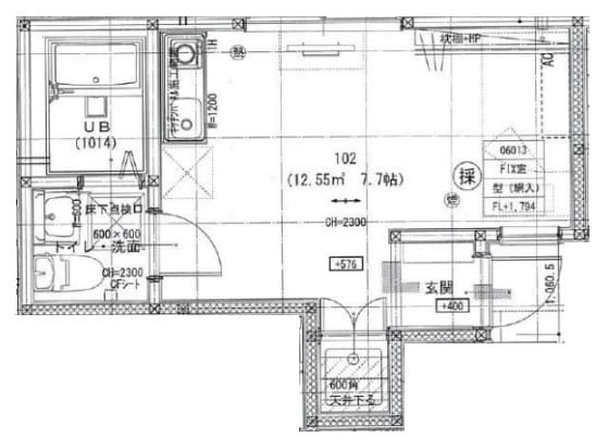 KTK蒲田 102 間取り図