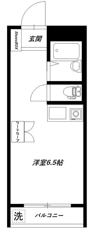 エコロジースクエア初台 103 間取り図