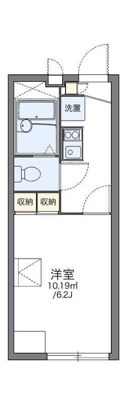 レオパレスプレミール三春台 104 間取り図