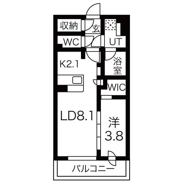 テラス上石神井ウエスト 211 間取り図
