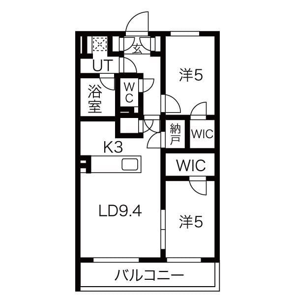 テラス上石神井ウエスト 216 間取り図