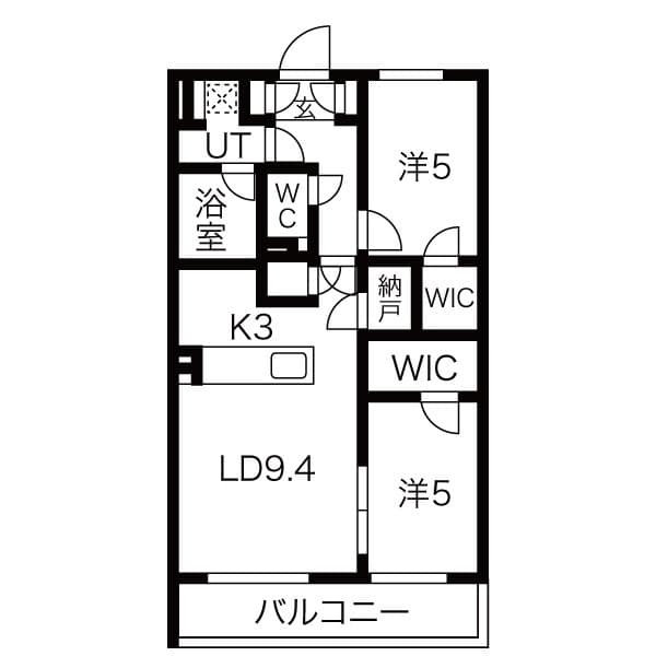テラス上石神井ウエスト 316 間取り図