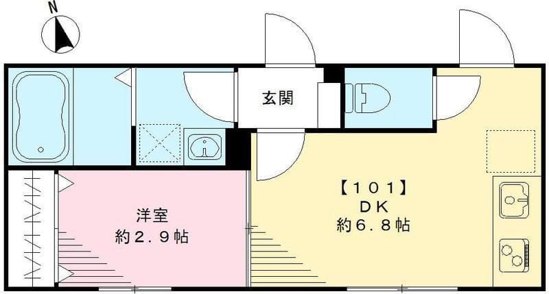 ロイヤルヒーロー 101 間取り図
