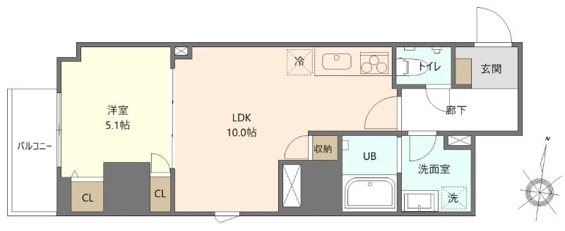 オークレジデンス亀沢 303