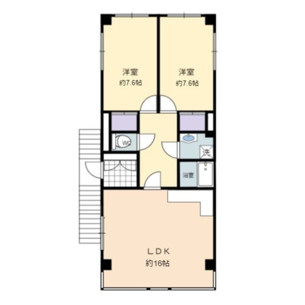 ダイカンプラザ南希望が丘 201 間取り図