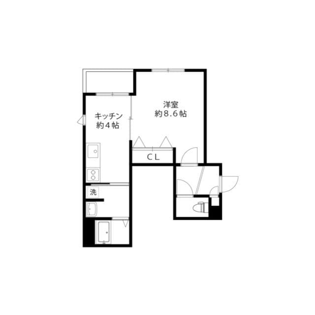 URBIS高円寺 201 間取り図
