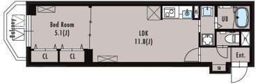 LUORE大塚 0205 間取り図