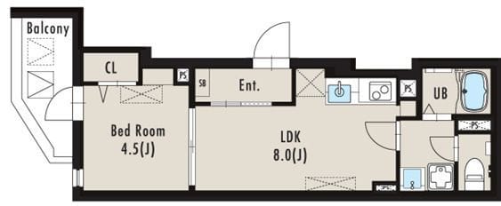 LUORE大塚 0502 間取り図