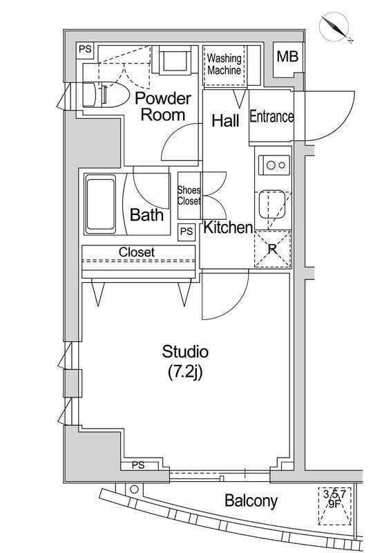 カーサスプレンディッド赤坂7丁目 903
