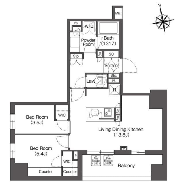 コンフォリア東上野 1312