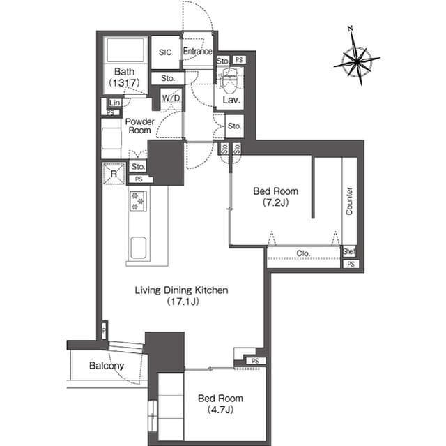 コンフォリア東上野 1413