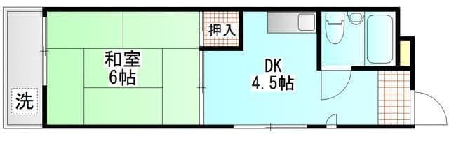 ハイツオーエド 1002 間取り図