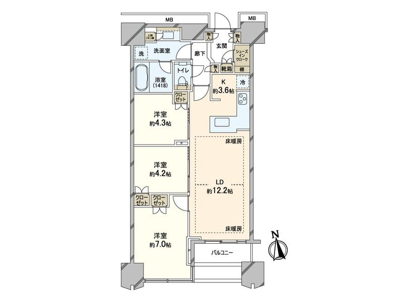 富久クロス コンフォートタワー 3110