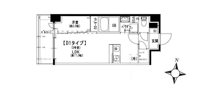 セヴェランス錦糸町 303
