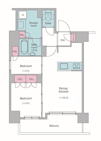 ドゥーエ菊川 0202