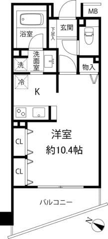 グレイスコート志村三丁目 313 間取り図