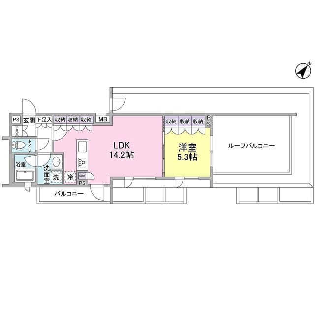 スタイリオ中延ⅡWEST 502 間取り図