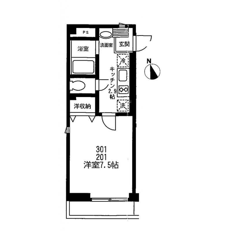 Y’s FLAT ワイズフラット 301