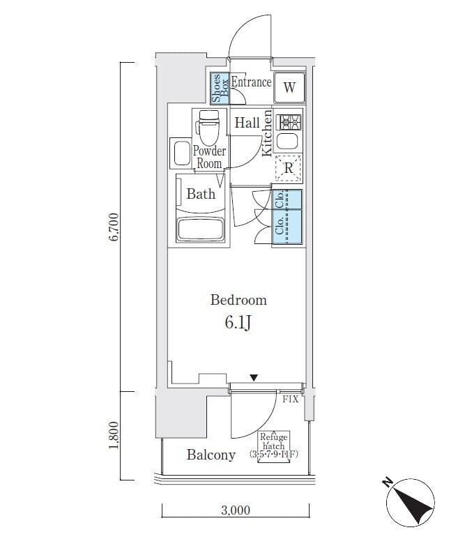 Louis Court Kitashinagawa 202