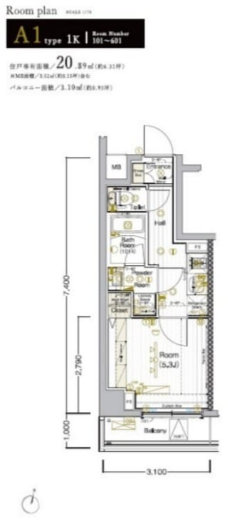 ブライズ西大井 501