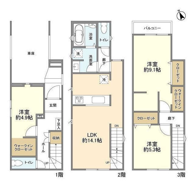 Kolet川口芝塚原#02 16.9万円/入力なし/なし 間取り図