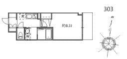入谷さくらさくレジデンス 0303 間取り図