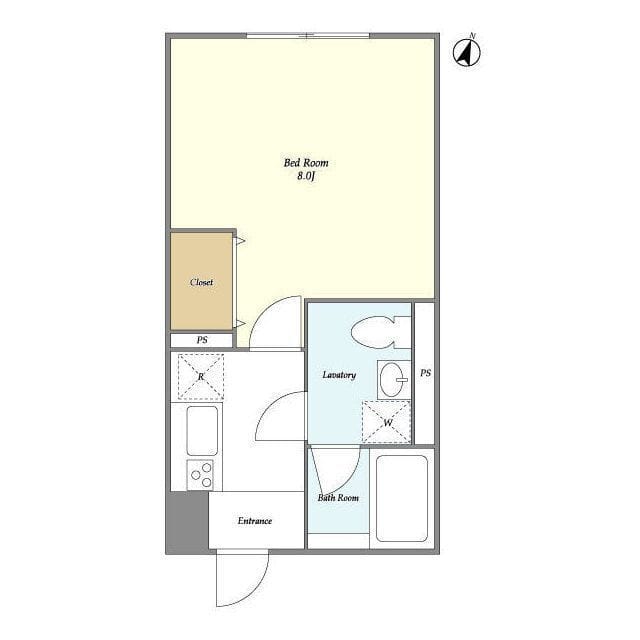 NOZOMIO赤羽 204 間取り図