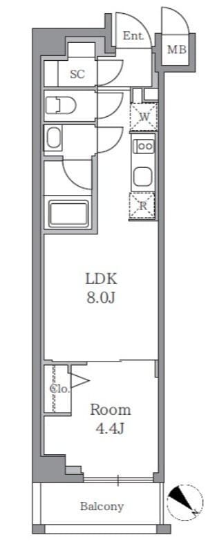 プロスタイルウェルス豊洲イースト 401