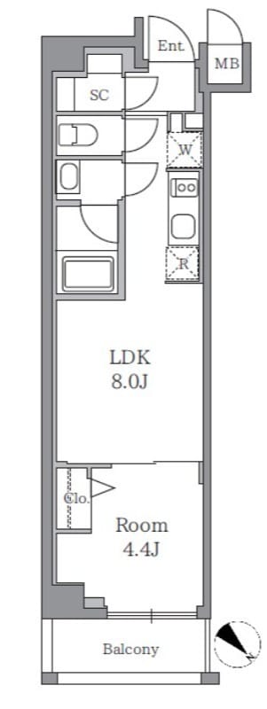 プロスタイルウェルス豊洲イースト 601