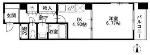 グランドマークコート 307 間取り図