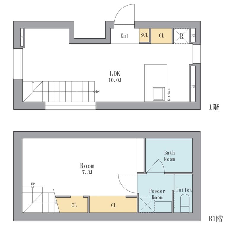 LEGALAND西五反田 103 間取り図