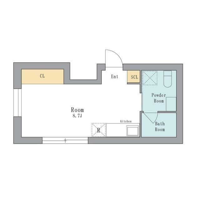 LEGALAND西五反田 303 間取り図