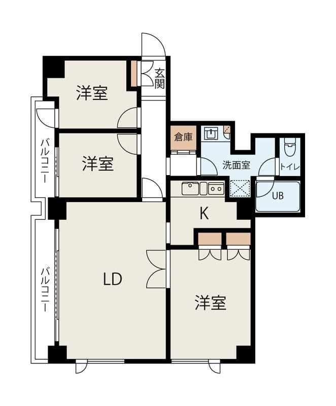 骨董通りビル 1002 間取り図