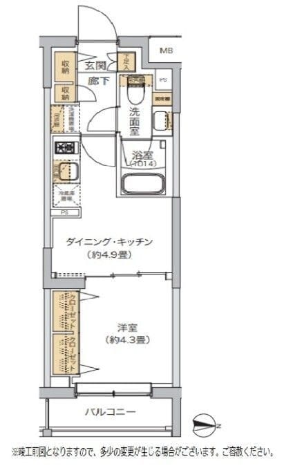 リビオメゾン湯島 108 間取り図