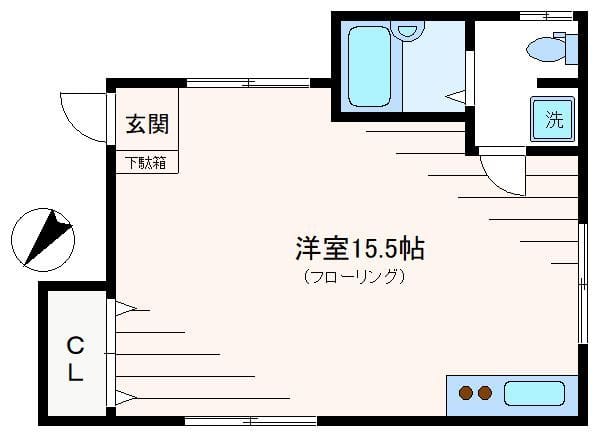 S-1329 2A 間取り図
