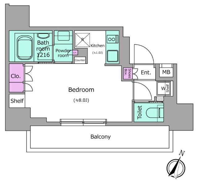 ブラウ門前仲町 1302