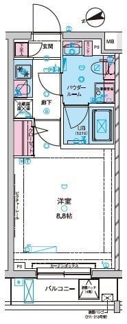 GENOVIA板橋東山町skygarden 312 間取り図