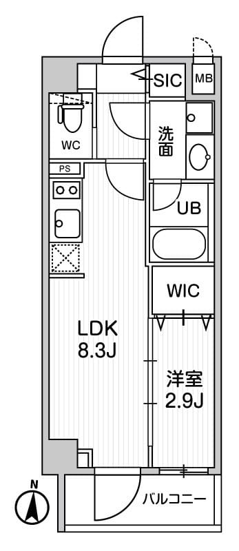 シーズンフラッツ押上テラス 101