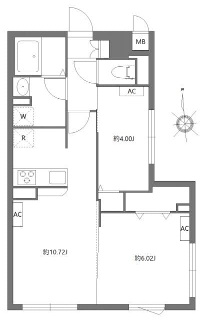 エルファーロ三軒茶屋Ⅱ 0405 間取り図